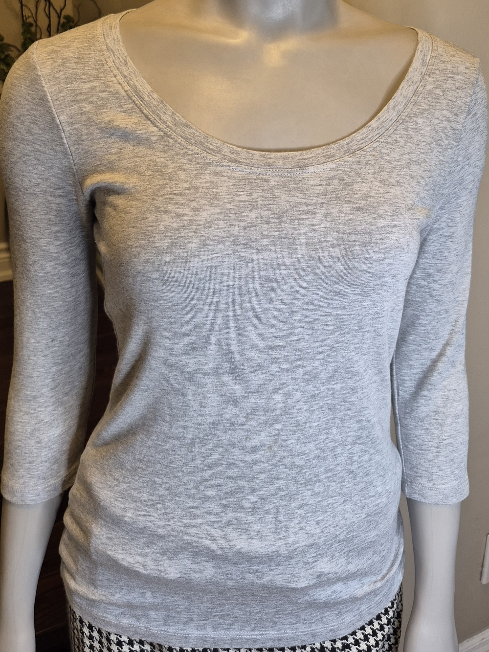 Cynthia Rowley Gray Crewneck Lady's Top
